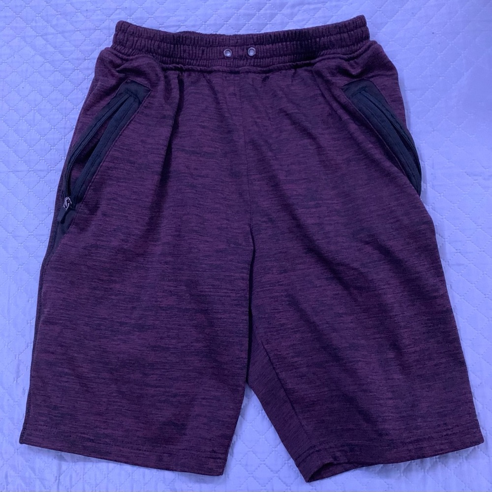 Burnside Burgundy Athletic Shorts